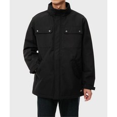 (매장정품) 디키즈 DICKIES 커버 힙 후디드 패디드 믹스 미디어 자켓 재킷 Black DK010918BLK 295045