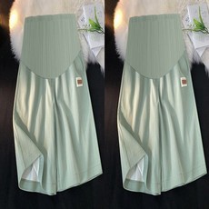 (1+1)여성 편하고 여름용 반바지 임산부 임부용 시원한 하의 아이스쿨링 짧은 사이즈 대형