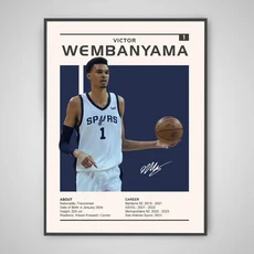 농구 선수 스포츠 유명한 포스터 및 인쇄 캔버스 현대 벽 예술 그림 거실 홈 장식 선물, 06 50X70cm Unframed, 07 8, 한개옵션2, 06 50X70cm Unframed