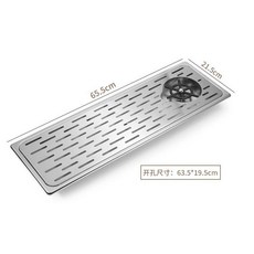 吧臺嵌入式洗杯神器商用高壓自動洗杯器奶茶店桌麵水槽按壓洗杯器洗碗槽 洗菜池 三孔水槽 水料 單槽水槽, FC-25大號洗杯器-長孔(原色)