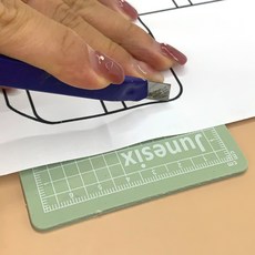 재단매트 A4 데스크깔판 책상고무판