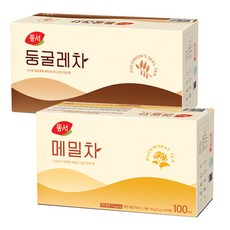 동서 메밀차 100T+동서 둥굴레차 100T 총200T, 1세트, 200개입, 150g, 1세트