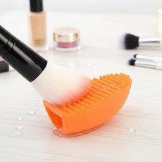 휴대용빨래판 실리콘 핑거홀더 브러쉬 미니 세척 클리너, 1개