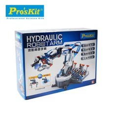 又敗家 台灣製造寶工科學玩具GE-632六軸關節液壓機器人手臂夾爪，水壓動力模型玩具, 1個