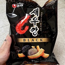 농심 신제품 새우깡 블랙 80g / 블랙트러플과 새우의만남, 125g, 1개