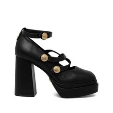 버팔로 메이 메리 플랫폼 스트랩 펌프스 110mm