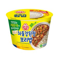 오뚜기 컵밥 차돌강된장 보리밥, 315g, 2개