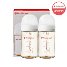 더블하트 모유실감 3세대 트윈팩 160ml/240ml 모음, 제뉴인화이트, 240ml, 2개