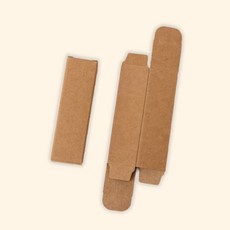 (수담스토어) 립스틱 선물포장박스 작은 직사각 종이박스 대 4.3 14.4cm, 크라프트