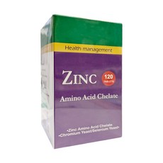ZINC辛盛麗 錠狀食品 120粒 高單位鋅 維持生長發育 人體必需礦物質, 1個