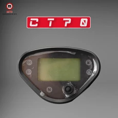 DAX 스피도 CT70 디지털 주행거리계 스카이팀 스피도 DAX CT70 부품 (유로4/유로5 호환) 50cc/125cc 바이크, 01 검정색