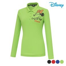 [디즈니골프]여성 캐릭터 긴팔 카라 티셔츠 DO1LTS080