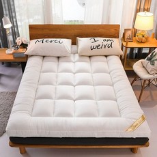 침대 요토퍼 메모리폼 접이식 매트 바닥이불 수면매트, 1cm, 3D 화이트