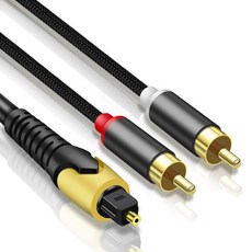 NCGGY 192KHz DAC 광-XLR 변환기 광 오디오 케이블에서 언밸런스 남성 XLR 코드 어댑터 HDTV DVD 셋톱박스용 디지털-아날로그 변환기(광-XLR 전용), SPDIF to RCA, RCA Male