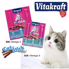 整盒賣場 「德國 Vitakraft 肉條」 Vita肉條 vita貓快餐 貓肉條 Vita肉泥 貓零食 三毛吉寵, 1個, 雙口味整盒(總共70條),整盒