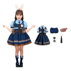 動物方城市 朱迪警官 兒童cosplay表演服 (蘿莉塔風格)