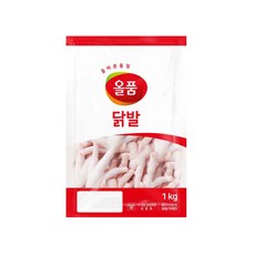 올품 뼈있는 통닭발 1kg 생닭발 냉장 손질닭발, 닭발 1kg, 1개