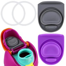 ECLATIS ZON 온BB2E(넓음) Owala Fr2E(넓음)Sip 680.4g24온스 946.4ml32온스 물병 뚜껑 인서트 캡 실리콘 씰 부품 16/19/24/32/4, 2 Complete Seal Kit, 2가지 혼합 색상 8가지