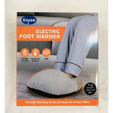 Kayee電子暖腳枕 PH22007-00000，多段溫控，恆溫安全，可拆洗