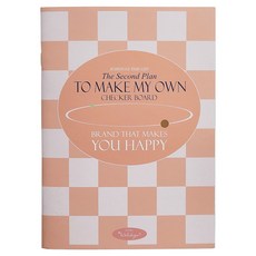 아이씨엘디자인 2026 Checker board 먼슬리 플래너 A5, 피치, 1개