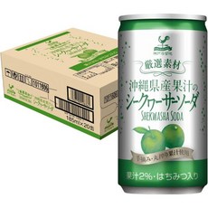 일본 고베 거류지 오키나와 시쿠와사 소다 음료 185ml 20캔 502805, 일본 고베 거류지 오키나와 시쿠와사 소다 음료 185m