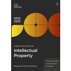(영문도서) Core Statutes on Intellectual Property 2022-23 Paperback, Hart Publishing, English, 9781509960712