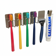 루벤츠 3세대 올스텐 304 무타공 칫솔걸이 칫솔꽂이, 1개, 세트