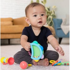 유아악기 문화센터장난감 실리콘치발기 음악놀이, 1개