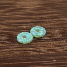 검도 코등이 죽도 악세사리 손잡이 받침 장식 옥 상품, 1개, 그린 6 x 1.2