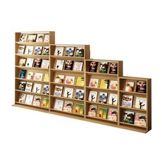 서점 신문 전면책장 철제 잡지 모던 잡지꽂이 디스플레이 매장용 홍보물 서류함 정리함 거치대, 8. 4개의 레이어 80개의 비고 색상