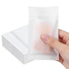 Amsthow 120팩 왁스 종이 봉투 종이 쿠키 백 10.2 x 15.2cm(4 x 6인치) 셀프 씰 간식 샌드위치 브라우니 베이커리 글라신지 양피지 싱글 쿠키 슬리브, 4x6 Inch