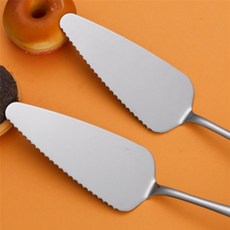 제이에이치 피자 케이크 서버 25cm 주방용품, 실버, 1개, 스푼형