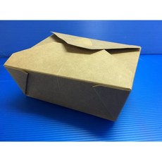 昀誠紙品 牛皮方形餐盒 (1號 2號 3號 4號) 50入 自扣式 便當盒 外帶餐盒, 1個, 自扣牛皮方形餐盒-4號