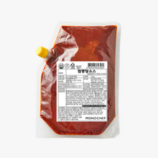 짬뽕탕소스 모노쉐프 1kg 짬뽕 고추기름 얼큰한 소스 칼칼한 깔끔한 국물, 1