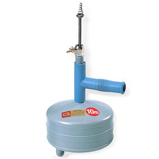 에이스샵 국내생산 스프링 청소기 변기뚫기 압축기 뚜러펑 뚫어뻥, 10M