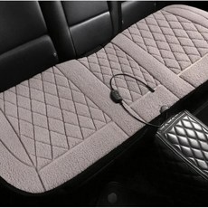 자동차 전기 난방 패드 자동 앞 뒷좌석 가열 커버 쿠션 히터 겨울 캐시미어, 1개, 9. grey-B