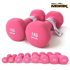 프로모릭스 다이어트 미용아령 네오프렌, 2kg (1 kg x 2), 2개