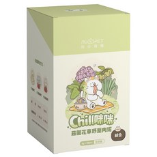 nu4PET陪心 貓用 Chill咪咪莊園花草紓壓肉泥 8gx30入, 1個, 陪心花草紓壓肉泥-綜合