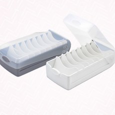 슬라이드 명함박스 명함정리 명함보관함 플라스틱명함케이스, 1개