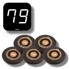 링크맨 호출벨 콜벨 브라운 세트 식당 카페, 브라운호출벨 5개