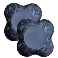 Zealtop 요가 무릎 패드 쿠션 2팩 - 블랙