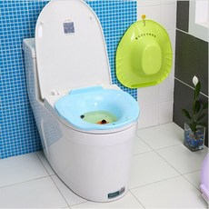 台灣現貨坐浴盆 月子盆 洗屁股坐盆 孕婦 痔瘡 馬桶坐盆 免蹲馬桶器, 1個, *藍(一般款)