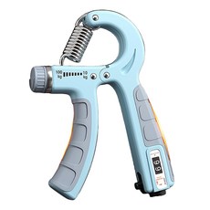 LINGPENG 100kg Resistance Hand Grip Strengthener for Gym Workout & Muscle Training, 1개, Blue