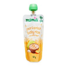 호주 마미아 베이비 이유식 4개월+ 120g Australia Mamia Baby Food Range 4 Months+ 120g, 7.Rice