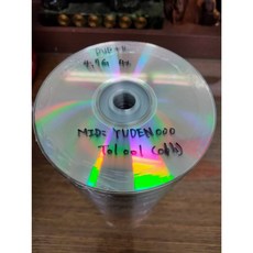 日本太陽誘電製造 4.7GB DVD-R 4X 無印刷空白光碟片 (100片), 1個, YUDEN000 T01