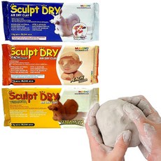 찰흙놀이 고령토 1kg 촉감놀이 교보재, 살구