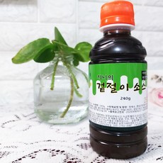 지니의 겉절이 소스 만능 야채 김치 소스 간편식, 1개, 240ml
