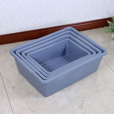 대형 다목적 플라스틱 사각 대야 다라이 대용량 바구니 세탁용, 302 34cmx24cmx11cm A