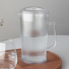 SK PC 물피쳐 워터 포트 플라스틱 물통 손잡이 물병 카페 2L VV 2000ml
