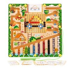木智樂 早教磁性走珠玩具 促進精細動作與顏色認知, 1個